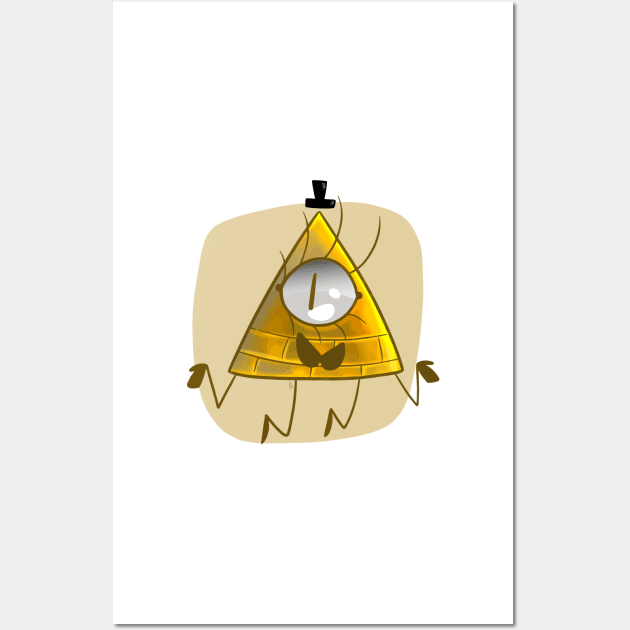 Bill Cipher - Gravity Falls Wall Art by LeCouleur